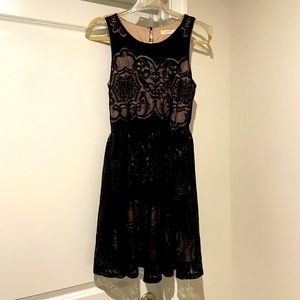Lush black lace dress